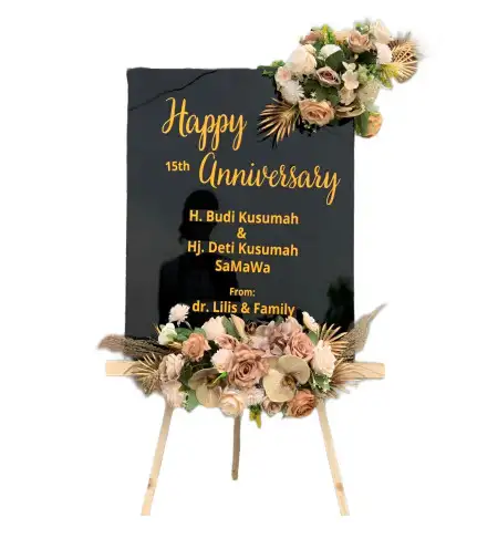 Papan Bunga Akrilik Bentangan