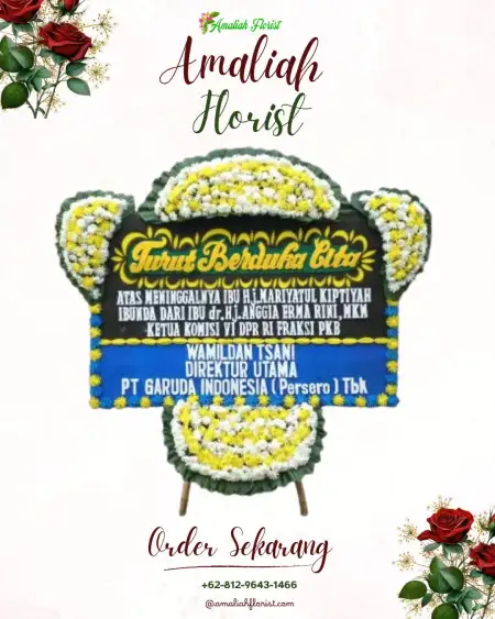 Papan Bunga Duka Bentangan